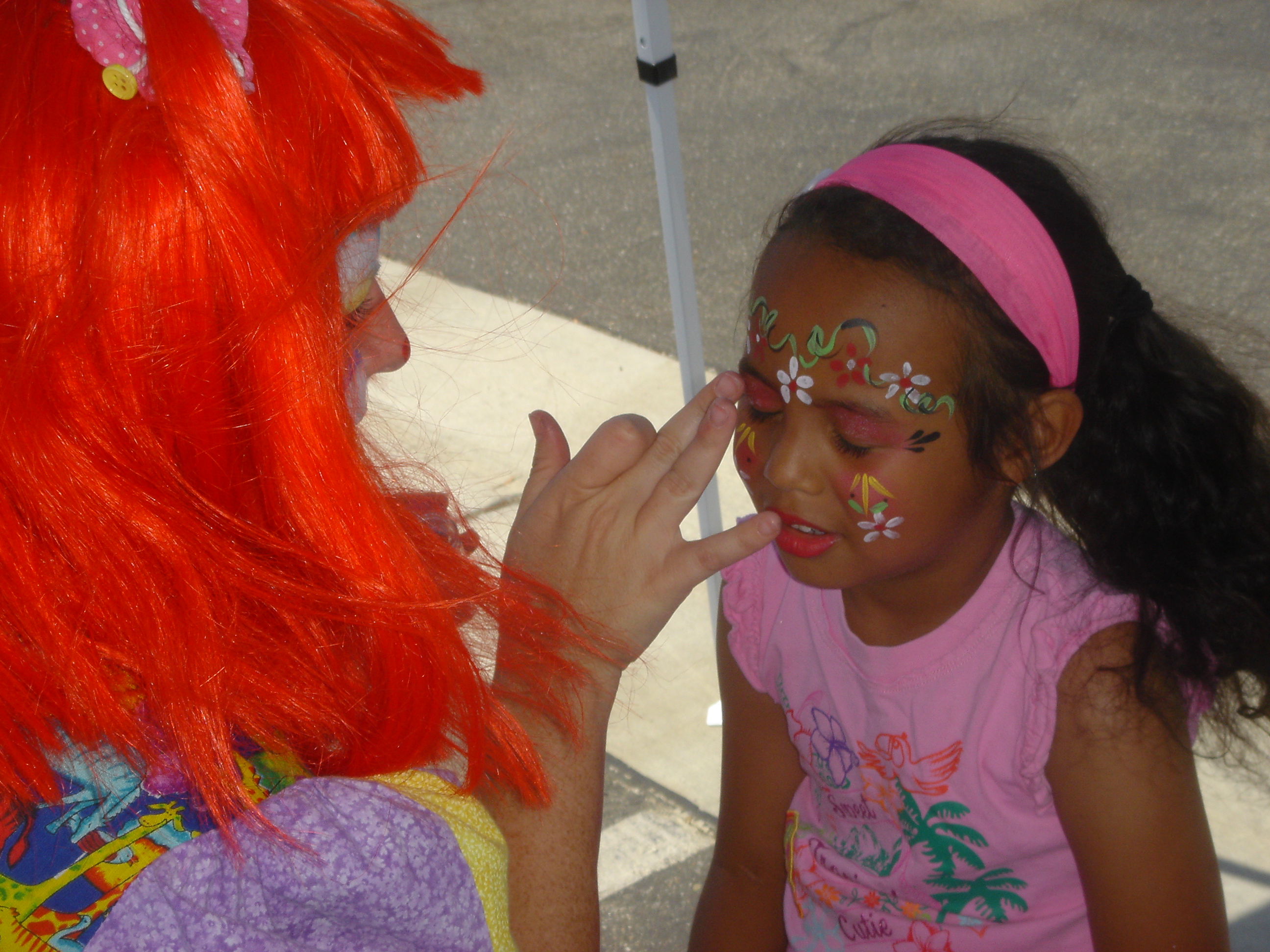 Clown face paint